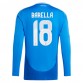 Prima Maglia Italia Barella 18 Euro 2024 Manica Lunga